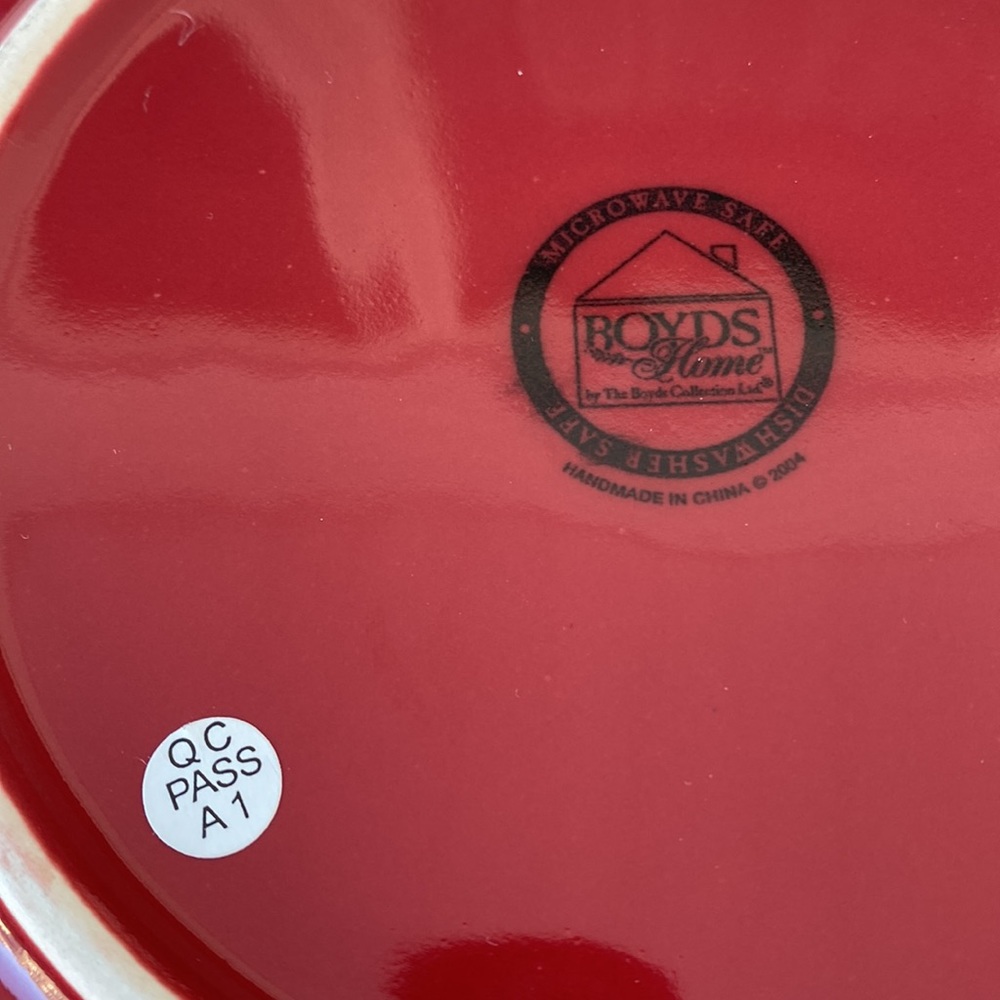 Boyds Home Collection Plate Set of 4 -8” NWT Set of Four - Picture 5 of 5